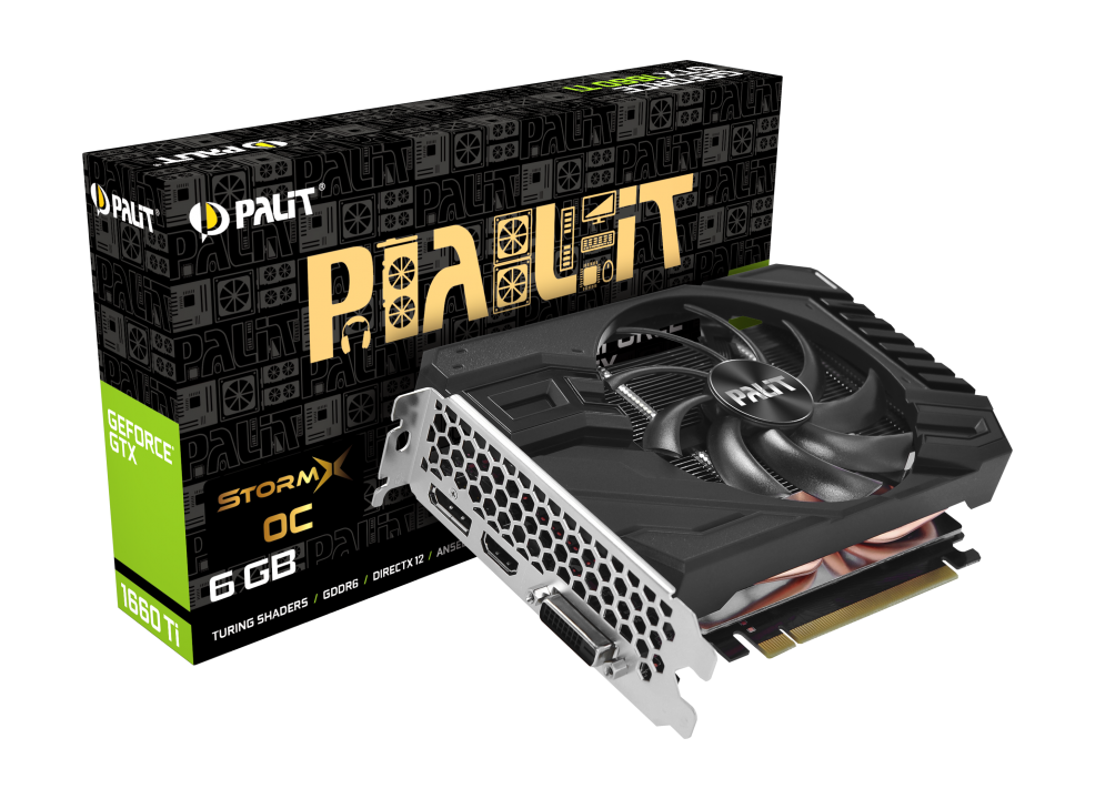 GeForce GTX1660Ti 6GB Palit StormX OC